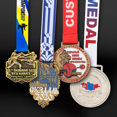 Fabrikgefertigte Marathon-Medaillen aus hochwertigem Metall mit individuellem Logo im Großhandel für Leichtathletik