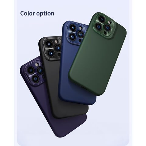 Funda Magnética de Silicona Líquida Nillkin Anti-Golpes con Protector de Lente y Pantalla para iPhone 15 14 13