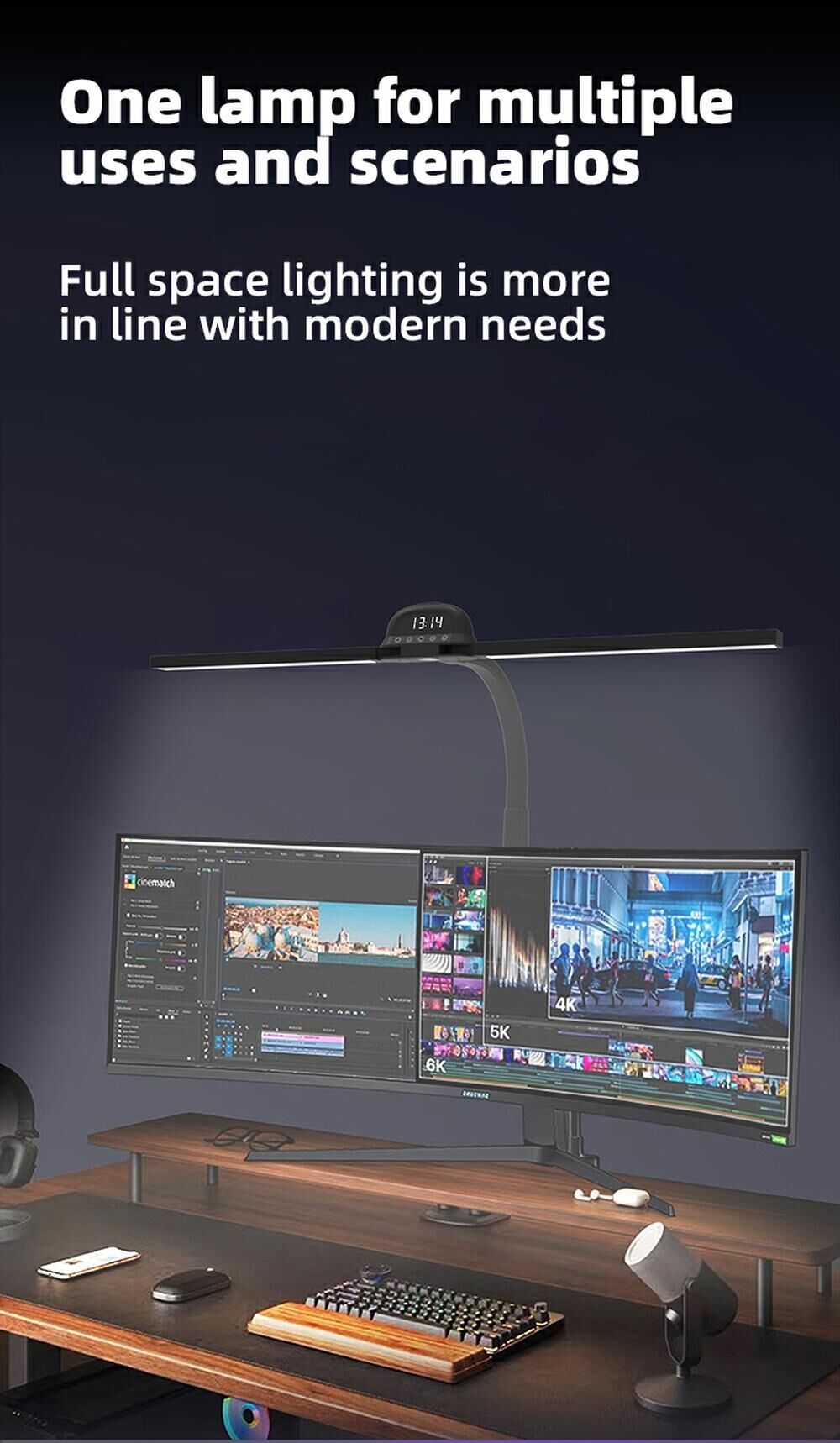 Piano Lamp Led Desk Lamp Computer Lamp Monitor Screen Eye Protection ...