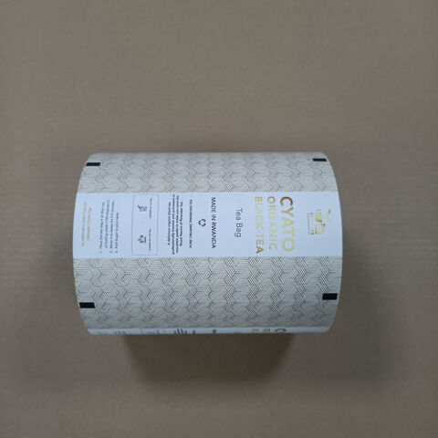 Roll Kertas Premium Food-Grade, Mudah Sobek, dengan Lapisan Heat Seal untuk Pengemasan Overwrap Kantong Teh yang Efisien