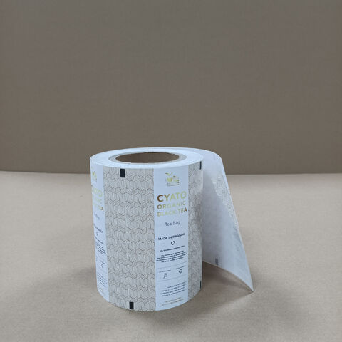 Roll Kertas Premium Food-Grade, Mudah Sobek, dengan Lapisan Heat Seal untuk Pengemasan Overwrap Kantong Teh yang Efisien