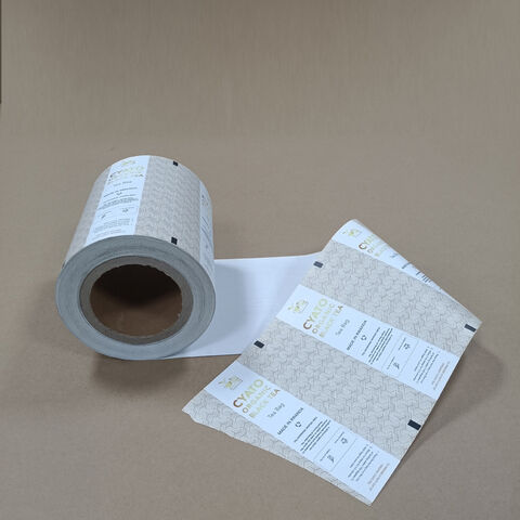 Roll Kertas Premium Food-Grade, Mudah Sobek, dengan Lapisan Heat Seal untuk Pengemasan Overwrap Kantong Teh yang Efisien