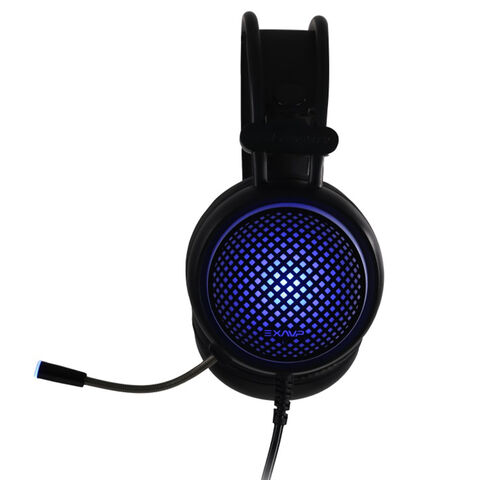 Auriculares Gaming con Doble Diadema, Luz RGB, Micrófono ENC y Graves Profundos