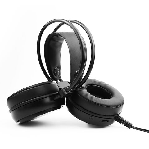 Auriculares Gaming con Doble Diadema, Luz RGB, Micrófono ENC y Graves Profundos