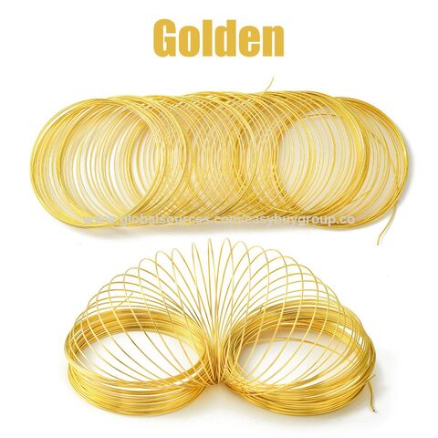 أسلاك مجوهرات 0.6x60 مم من أسلاك الفولاذ الذاكرة، إكسسوارات مجوهرات DIY، سوار، قلادة، خاتم، طوق، مواد مجوهرات