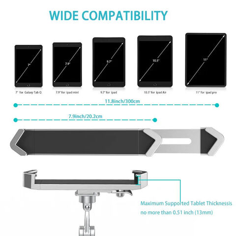 Diebstahlsicherer, drehbarer Tablet-Tischständer aus Aluminiumlegierung, Tablet PC Halterung mit Schloss, Anti-Diebstahl-Sicherung