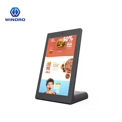 Prix usine, affichage numérique publicitaire Panneau en forme de L avec POE/WiFi/HDMI/Caméra Tablette Android 2+16GB Moniteur LCD