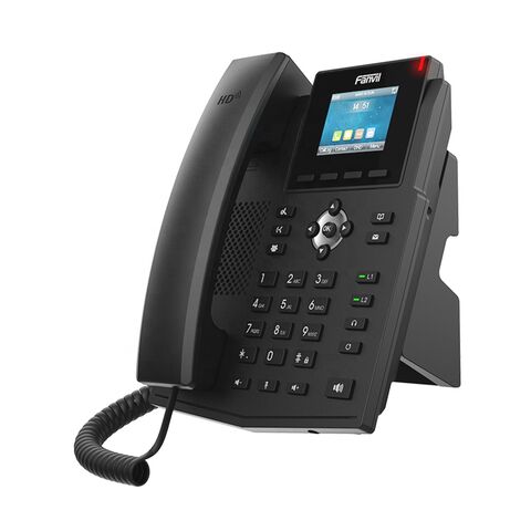 هاتف X303W جيجابت واي فاي بتقنية PoE، 4 خطوط SIP، شاشة LCD، هاتف VoIP واي فاي من Fanvil