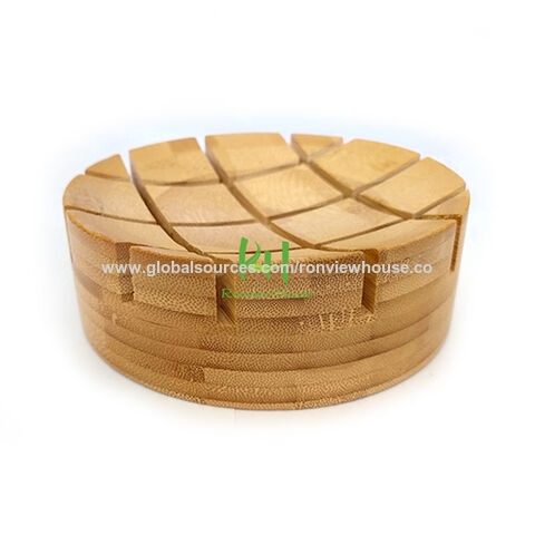 Bloque de Cuchillos de Cocina de Bambú Duradero con Ranura Ancha, Soporte de Cuchillos de Bambú para Encimera, Organizador de Cuchillos y Bloque de Carnicero