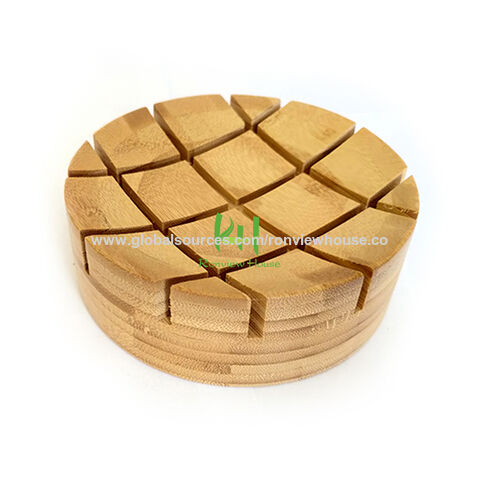 Bloque de Cuchillos de Cocina de Bambú Duradero con Ranura Ancha, Soporte de Cuchillos de Bambú para Encimera, Organizador de Cuchillos y Bloque de Carnicero