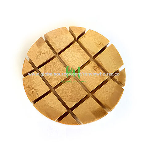 Bloque de Cuchillos de Cocina de Bambú Duradero con Ranura Ancha, Soporte de Cuchillos de Bambú para Encimera, Organizador de Cuchillos y Bloque de Carnicero