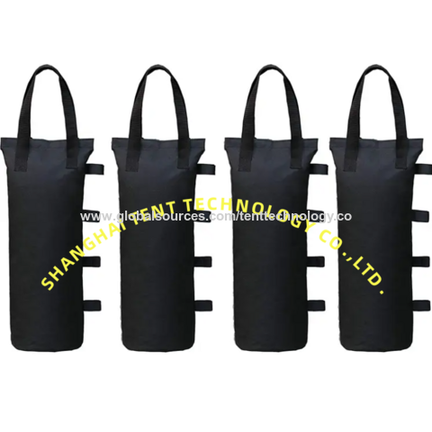 Sac de frappe rond portable d'extérieur, sac de sable coupe-vent, sac de sable fixe pour tente