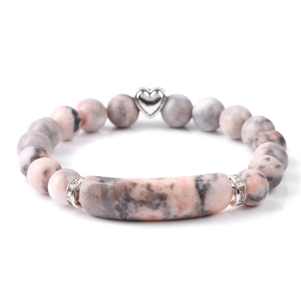 Natural Stone Beaded Bracelet