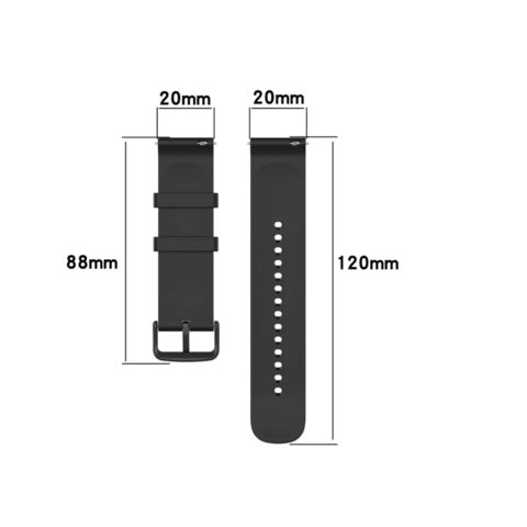 Correas de Reloj de 20 mm con Liberación Rápida, Correa Deportiva de Silicona para Samsung Galaxy Watch Classic de 22 mm, Brazalete de Reloj Inteligente, Banda de Color Sólido