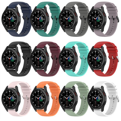 Correas de Reloj de 20 mm con Liberación Rápida, Correa Deportiva de Silicona para Samsung Galaxy Watch Classic de 22 mm, Brazalete de Reloj Inteligente, Banda de Color Sólido