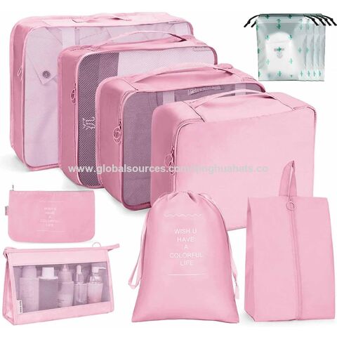 Reiseorganizer für Koffer, 12-teiliges Gepäck-Organizer-Set, wasserdichter Kofferorganizer für Kleidung, Schuhe