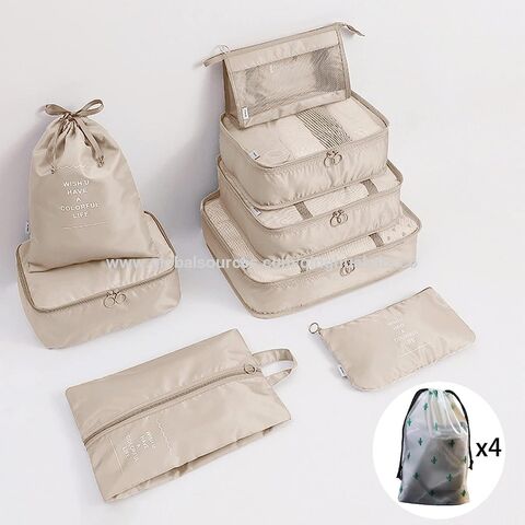 Reiseorganizer für Koffer, 12-teiliges Gepäck-Organizer-Set, wasserdichter Kofferorganizer für Kleidung, Schuhe