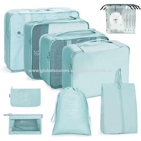 Reiseorganizer für Koffer, 12-teiliges Gepäck-Organizer-Set, wasserdichter Kofferorganizer für Kleidung, Schuhe