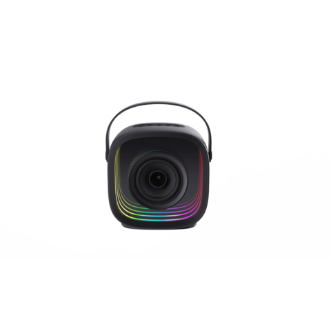 Altavoz PA Portátil TWS, Luces RGB IPX5 para Eventos al Aire Libre, Altavoz de Fiesta de Alta Resistencia, Potencia Máxima, Luces RGB, Control de Ecualización USB/TF/AUX