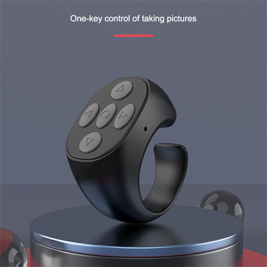 Tiktok Scrolling Ring Remote Control Page Turner Bluetooth Phone Remote ...