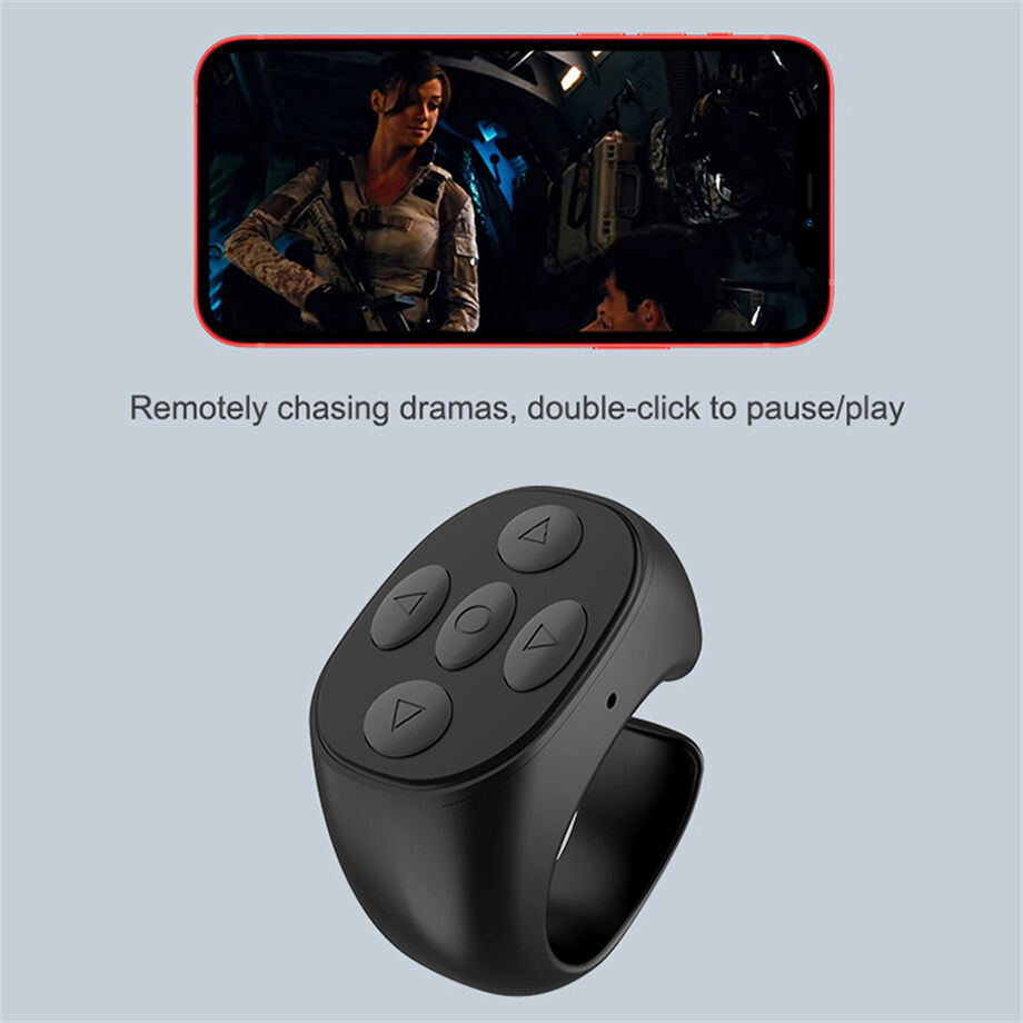 Tiktok Scrolling Ring Remote Control Page Turner Bluetooth Phone Remote ...