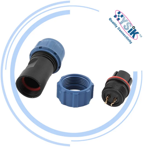 Connecteur Aviation SP13 3 Broches IP68 - Prise Étanche Anti-poussière Pour Éclairage Extérieur | 250V 13A