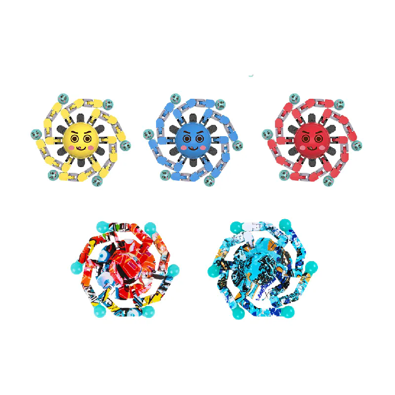Feget 1pc Transformable Fidget Spinners Stress Relief Sensory Toys Fingertip ...