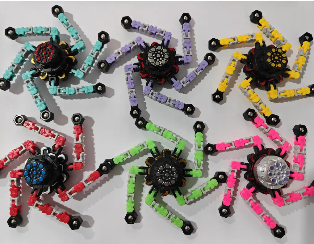 Feget 1pc Transformable Fidget Spinners Stress Relief Sensory Toys Fingertip ...