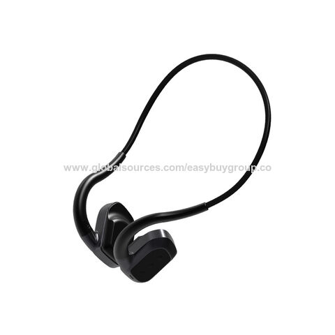 Fones de ouvido subaquáticos Bluetooth de condução óssea, com proteção auricular para esportes e suporte de pescoço, fones de ouvido sem fio para esportes