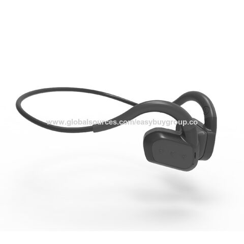 Fones de ouvido subaquáticos Bluetooth de condução óssea, com proteção auricular para esportes e suporte de pescoço, fones de ouvido sem fio para esportes