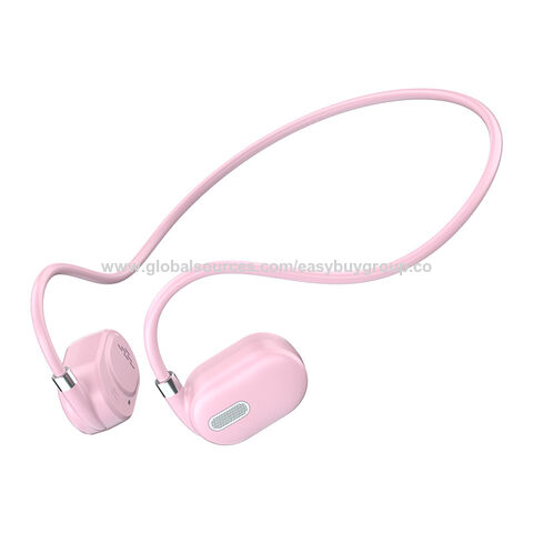 Fones de ouvido subaquáticos Bluetooth de condução óssea, com proteção auricular para esportes e suporte de pescoço, fones de ouvido sem fio para esportes