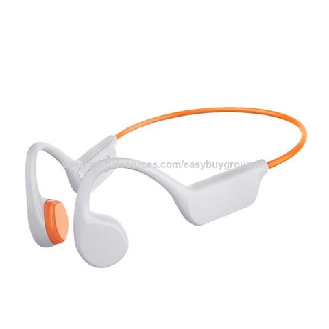 Fones de ouvido subaquáticos Bluetooth de condução óssea, com proteção auricular para esportes e suporte de pescoço, fones de ouvido sem fio para esportes