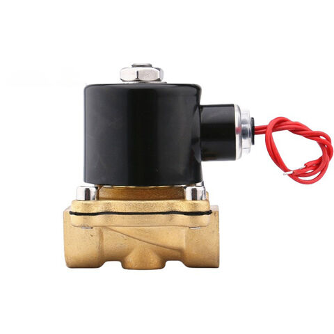 Válvula Solenoide de Latão Normalmente Fechada DN20 HPb59-1 para Controle de Água, Válvula Solenoide Magnética de Duas Vias
