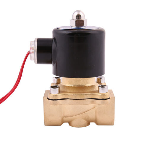 Válvula Solenoide de Latão Normalmente Fechada DN20 HPb59-1 para Controle de Água, Válvula Solenoide Magnética de Duas Vias