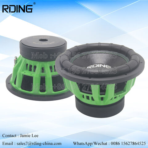 12" Auto Subwoofer, 2000W max. Leistung, Dual 4 Ohm, High Excursion Design für verbesserten Bass SPL. Geeignet für Car-HiFi und professionelle Audio-Systeme.