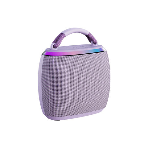 Alto-falante Bluetooth com luz, Bluetooth 5.3, emparelhamento TWS, alto-falante sem fio pequeno e portátil para camping ao ar livre na praia