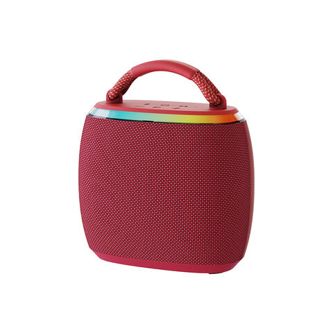Alto-falante Bluetooth com luz, Bluetooth 5.3, emparelhamento TWS, alto-falante sem fio pequeno e portátil para camping ao ar livre na praia