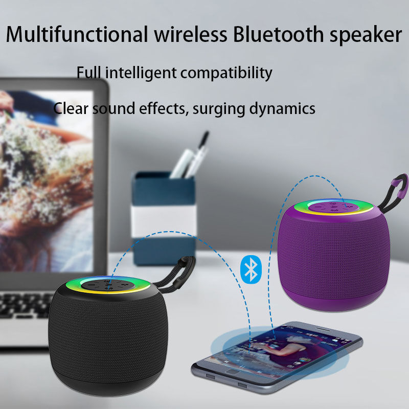 B17 Mini Novelty 5w Tws Portable Wireless Bluetooth Mini Fabric ...