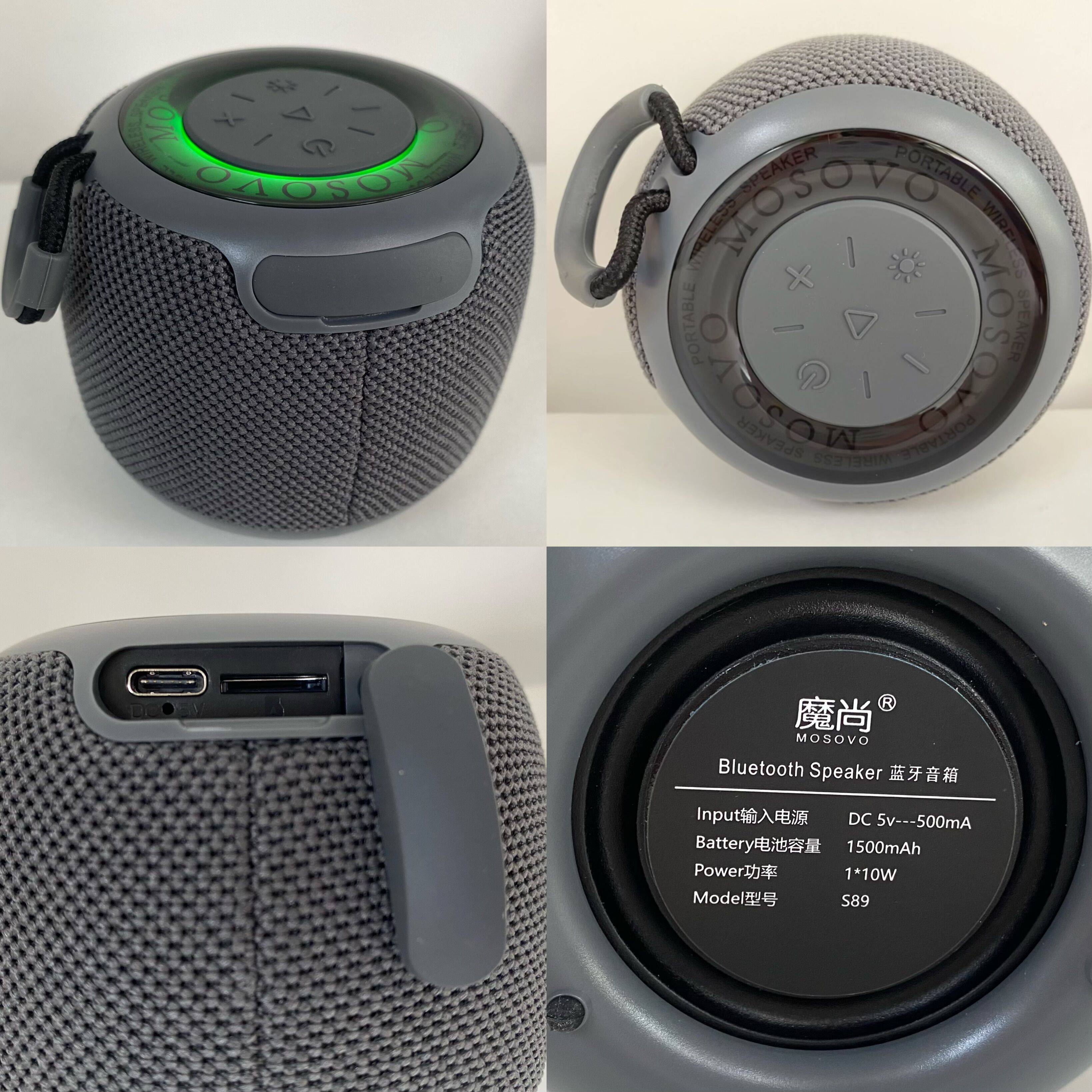 B17 Mini Novelty 5w Tws Portable Wireless Bluetooth Mini Fabric ...