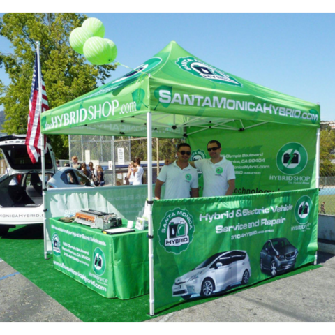 Tenda verde 3x3 m para eventos, tendas pop-up, toldo exterior