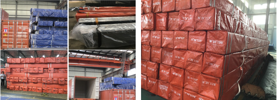 Large Box Section Steel Rectangular Tube Steel Pipe 250 * 150 * 5 Tubos ...