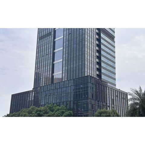 Paneles de Vidrio Aislante Templado Triple con Control Solar Personalizado para Muros Cortina de Edificios