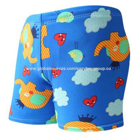 Slips de bain pour garçons OEM Impression par sublimation Séchage rapide Maillots de bain pour enfants Shorts de plage Vêtements de plage Shorts de bain respirants