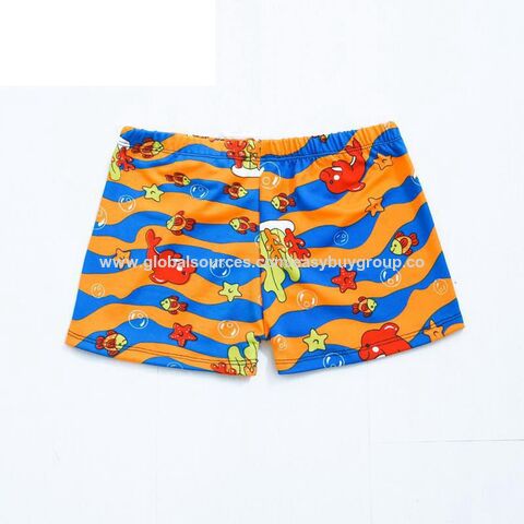 Slips de bain pour garçons OEM Impression par sublimation Séchage rapide Maillots de bain pour enfants Shorts de plage Vêtements de plage Shorts de bain respirants