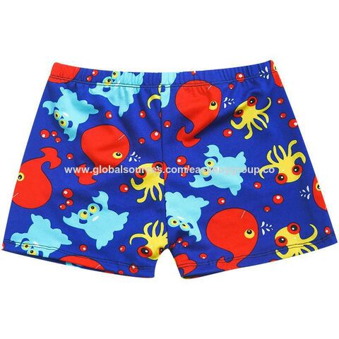 Slips de bain pour garçons OEM Impression par sublimation Séchage rapide Maillots de bain pour enfants Shorts de plage Vêtements de plage Shorts de bain respirants