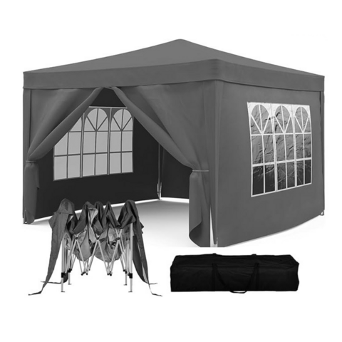 Gazebo para exterior, 3x3 m, Tendas para eventos, Toldo pop-up, Toldo para exterior