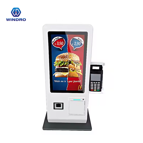 Borne de Commande Intérieure/Extérieure 21.5 27 32 Pouces Montage Mural Machine de Paiement Libre-Service Borne de Commande pour Restaurant