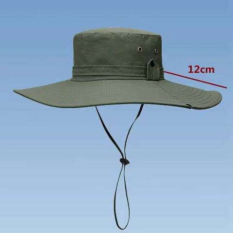 Sombrero de Pesca, Senderismo y Camping Impermeable con Protección UV FF790, Ala Súper Ancha y Transpirable para Mujer y Hombre