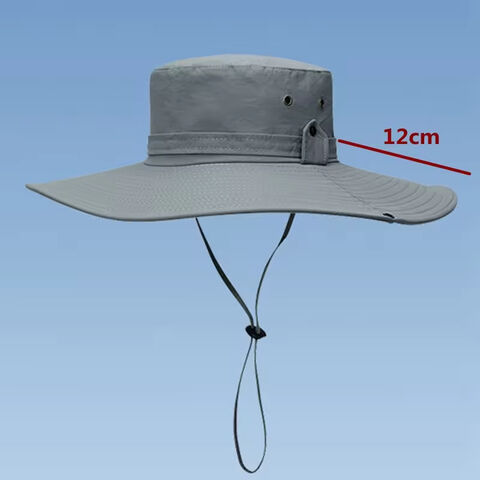 Sombrero de Pesca, Senderismo y Camping Impermeable con Protección UV FF790, Ala Súper Ancha y Transpirable para Mujer y Hombre