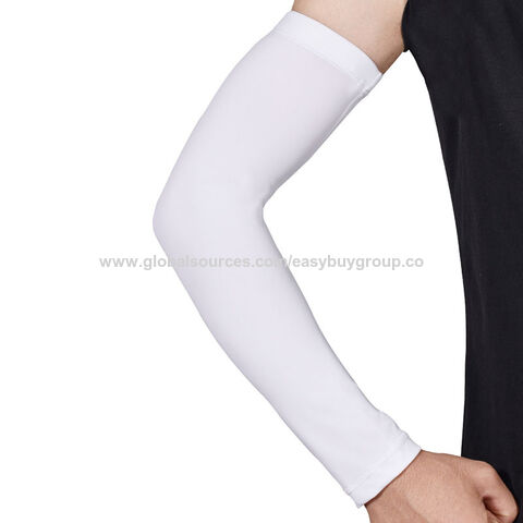 Soportes de codo para baloncesto, coderas extendidas, muñequeras, mangas de protección solar deportivas para hombres y mujeres